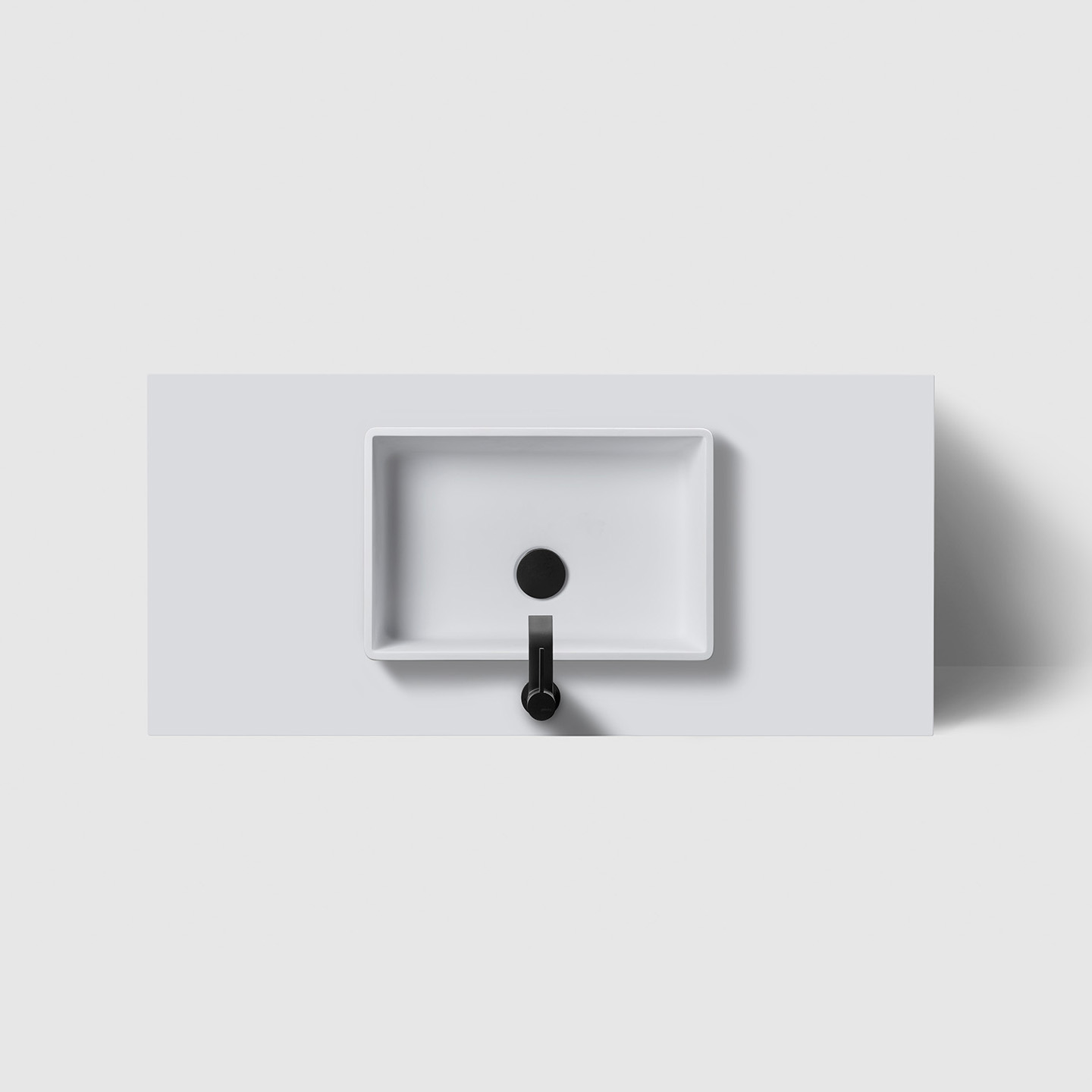 Tvättställsskåp Haven H2/60 med Stenskiva och Handfat